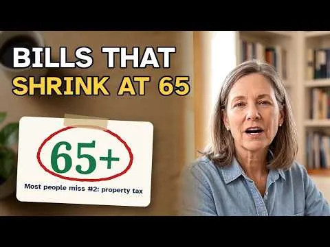 Thumbnail of the Ask Margaret YouTube video: Bills That Shrink or Stop After 65 (Most People Miss #2)
